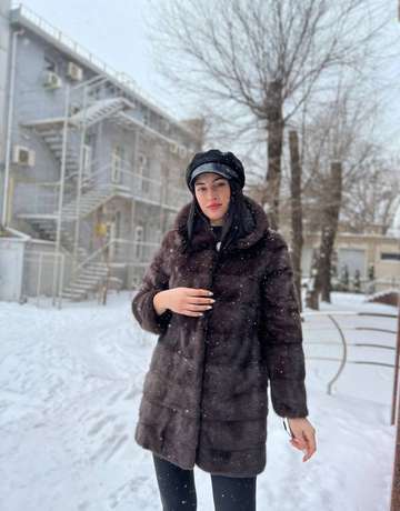 Шуба норкова жіноча Прайда