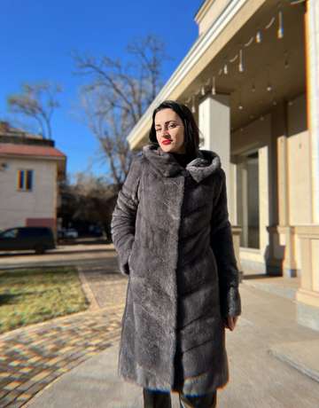 Шуба норкова жіноча Мітіко